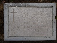 Struma Military Cemetery - Landers, John